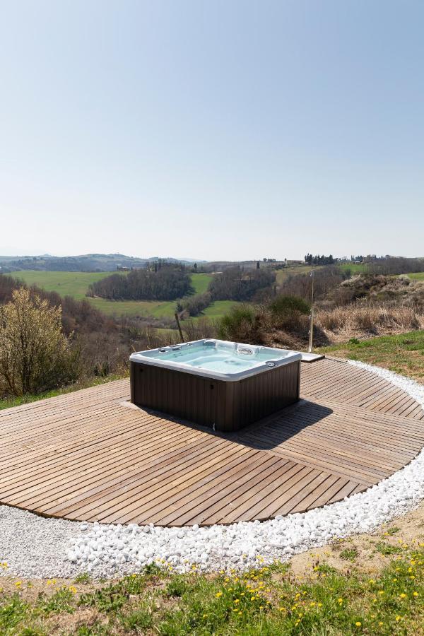 Casa Crete Senesi Appartamento Ribes Nel Podere Di Sant'Antonio Asciano Exterior foto