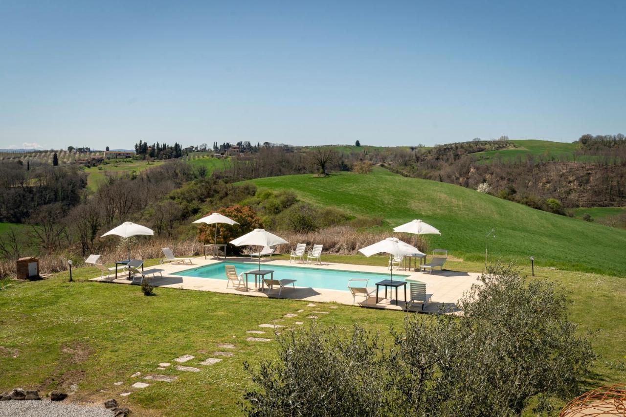 Casa Crete Senesi Appartamento Ribes Nel Podere Di Sant'Antonio Asciano Exterior foto