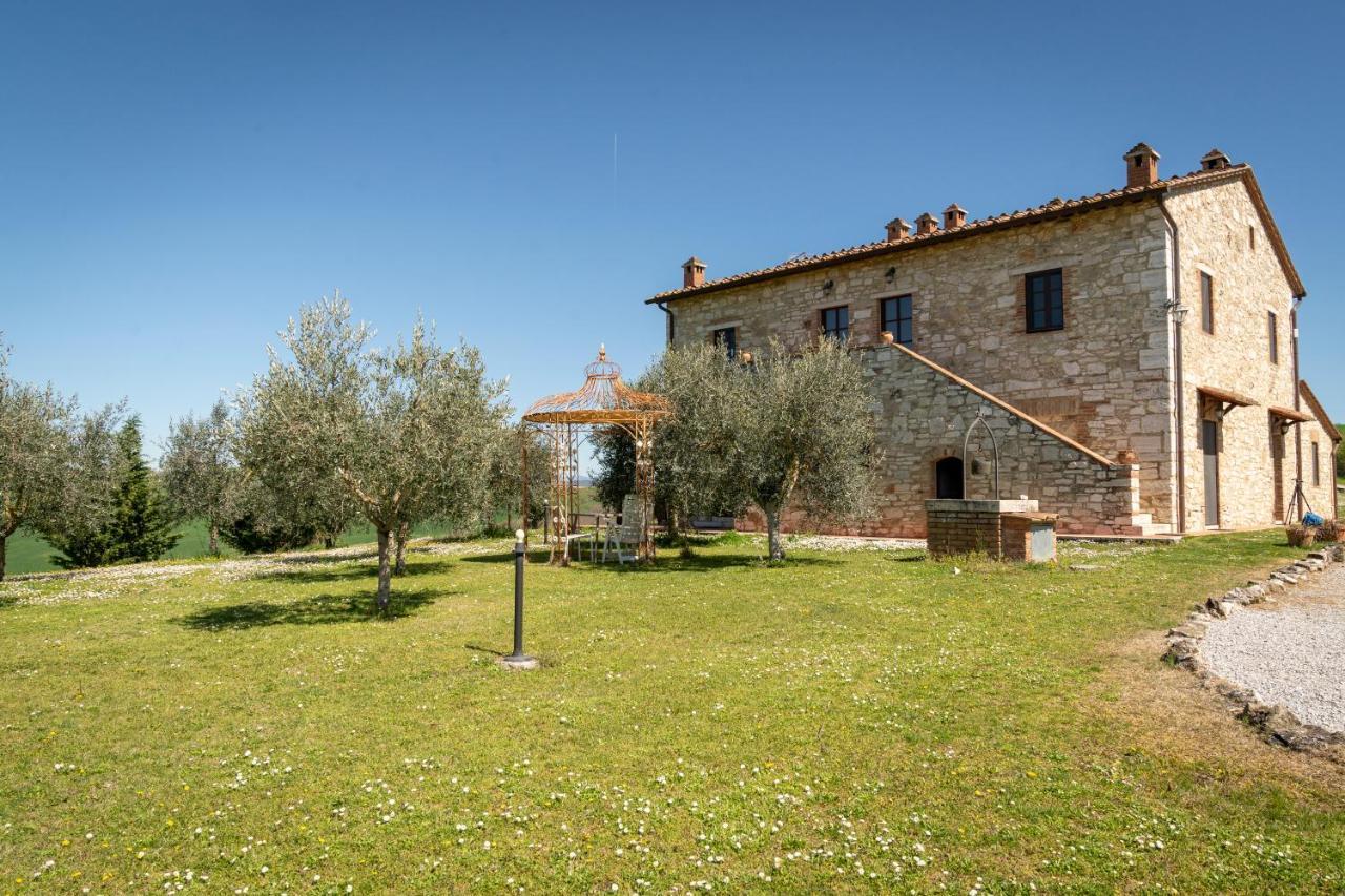 Casa Crete Senesi Appartamento Ribes Nel Podere Di Sant'Antonio Asciano Exterior foto